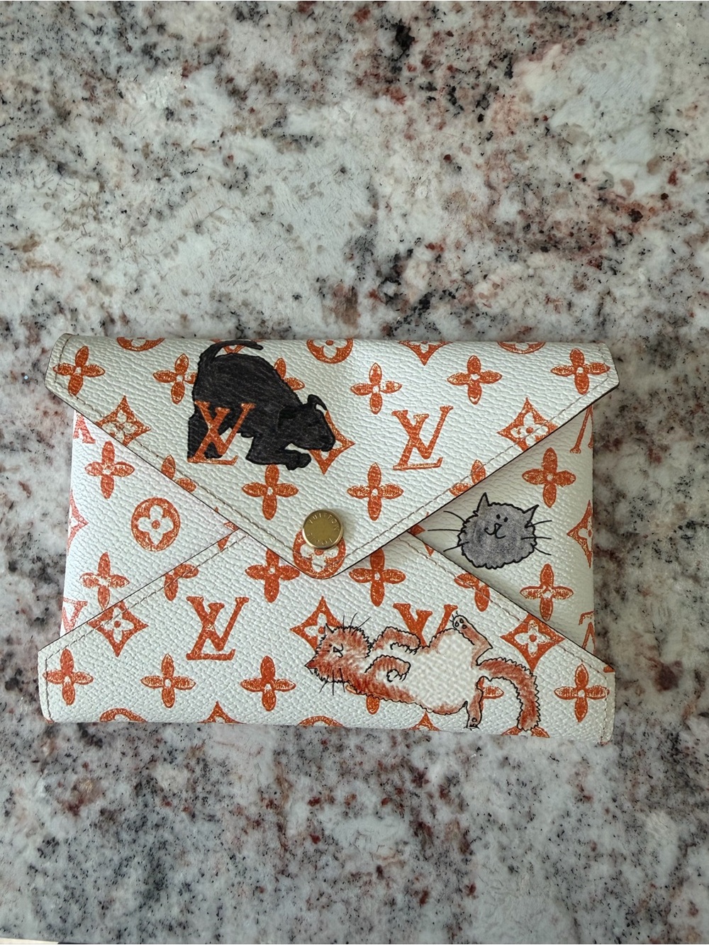 Kirigami Pochette Limited Edition Grace Coddington Catogram Canvas MM